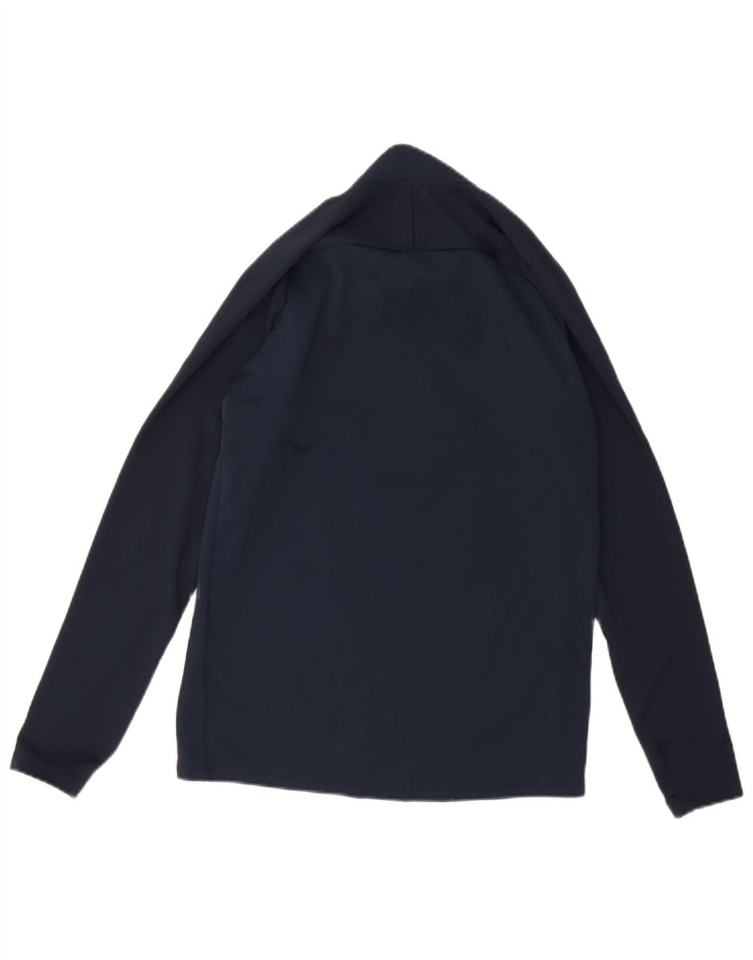 Nike Mens Dri Fit Pullover Tracksuit Top Small Navy Blue Colourblock