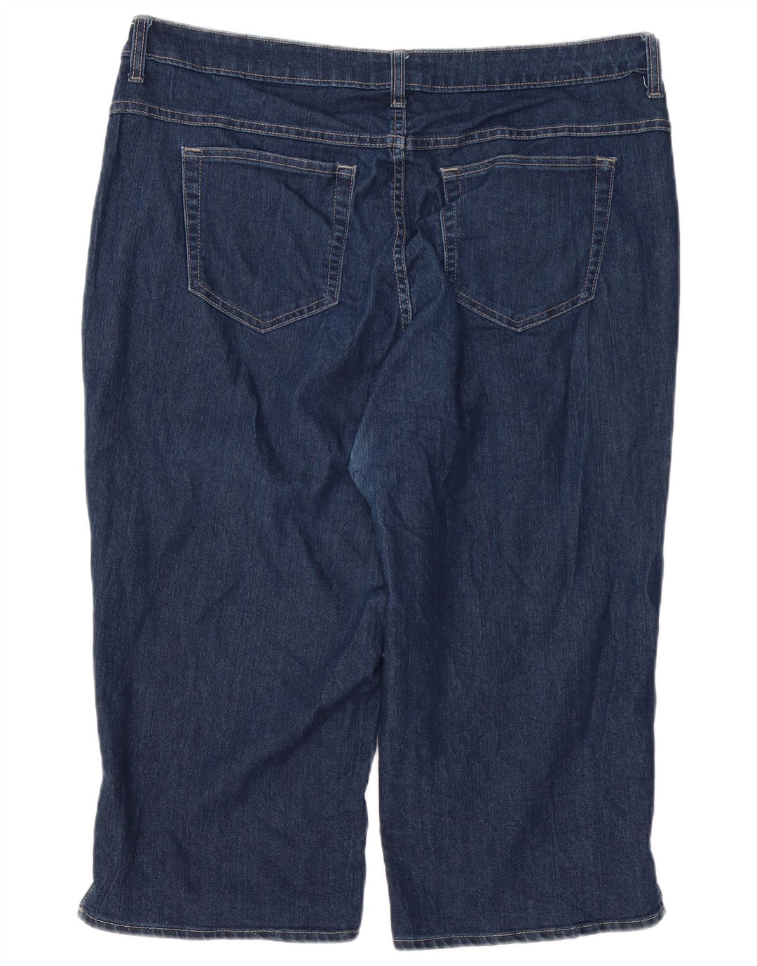 LEE Womens Riders Capri Jeans W38 L19 Navy Blue