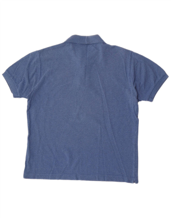 Kappa Mens Polo Shirt Medium Blue Cotton
