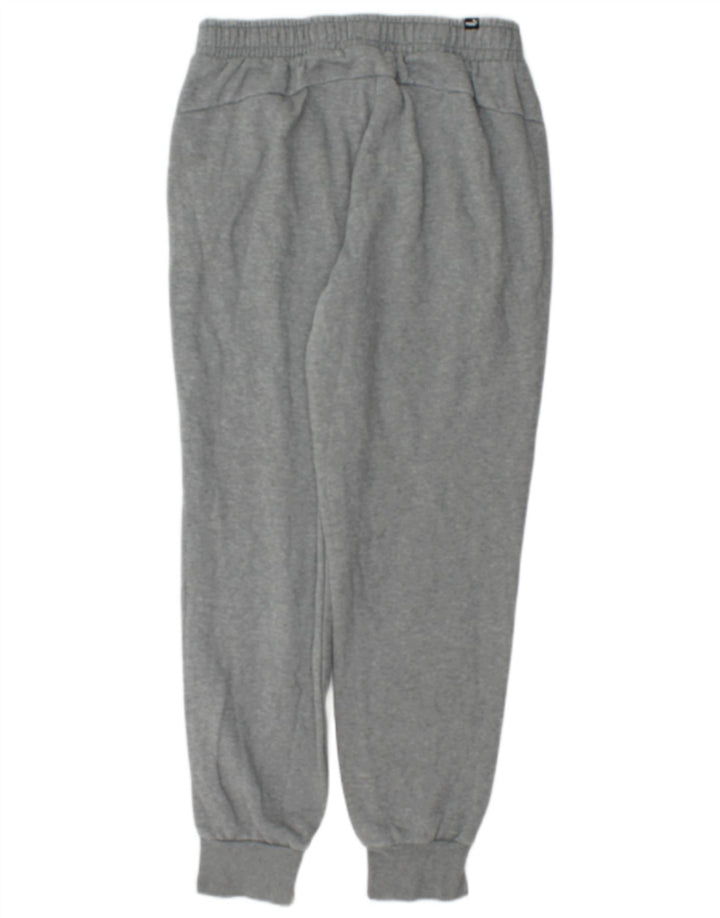 Puma Mens Tracksuit Trousers Joggers Medium  Grey Cotton