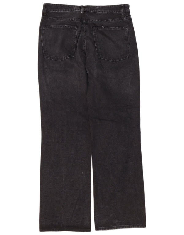 Zara Mens Bootcut Jeans EU 42 Large W32 L33 Black