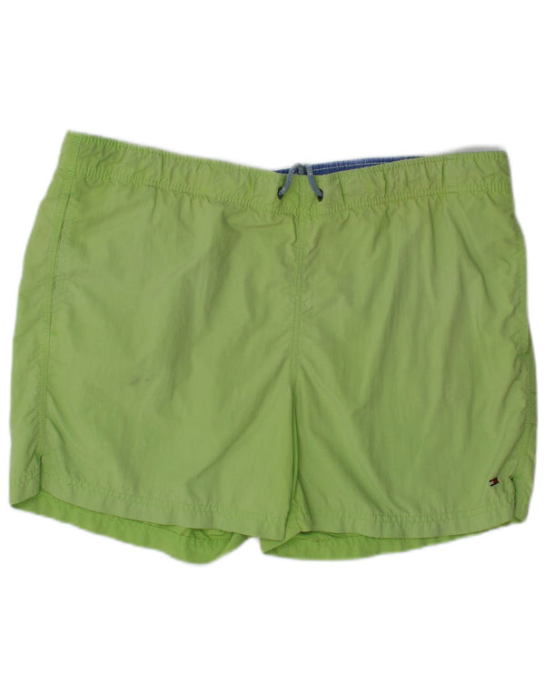 Tommy Hilfiger Mens Swimming Shorts Medium Green Polyester