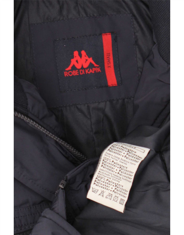 Kappa Mens Quilted Jacket UK 34 XS Navy Blue Polyester