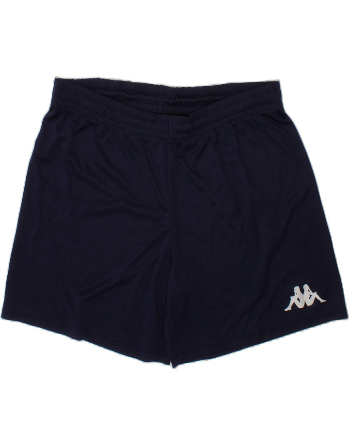 KAPPA Boys Sport Shorts 13-14 Years  Navy Blue Polyester Vintage Kappa and Second-Hand Kappa from Messina Hembry 