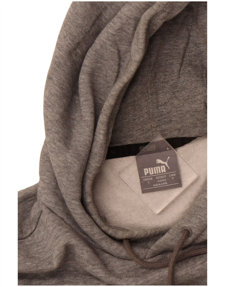 Puma Mens Graphic Hoodie Jumper Small Grey