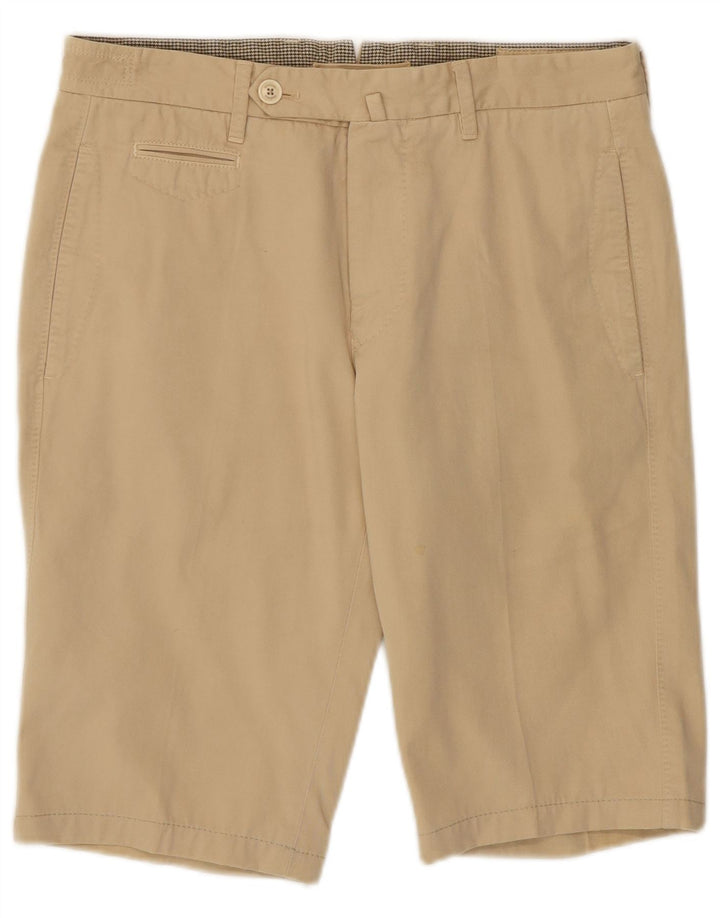 TWISTED TAILOR Mens Chino Shorts IT 46 Small W30  Beige Cotton