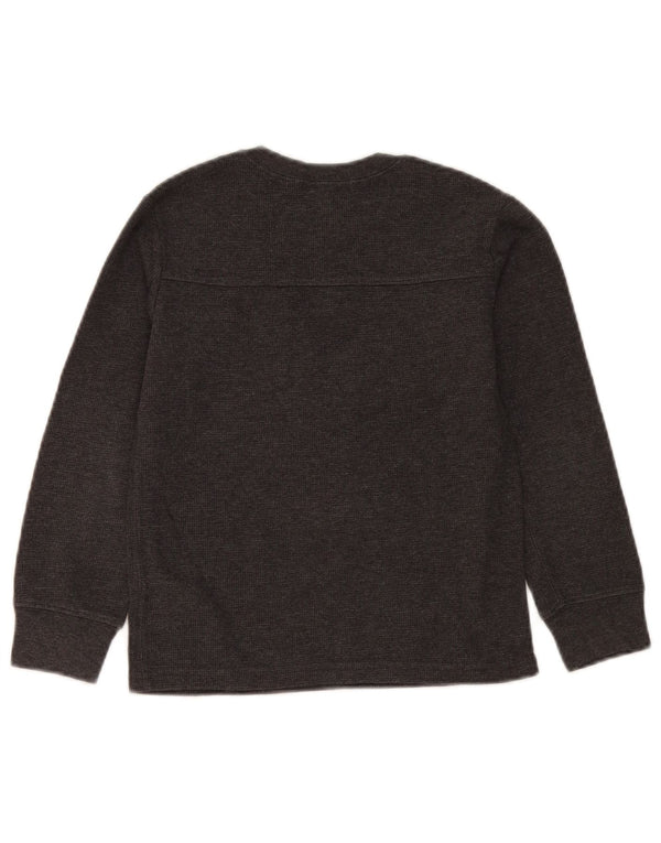 Polo Ralph Lauren Boys Top Long Sleeve 7-8 Years Small Grey Cotton