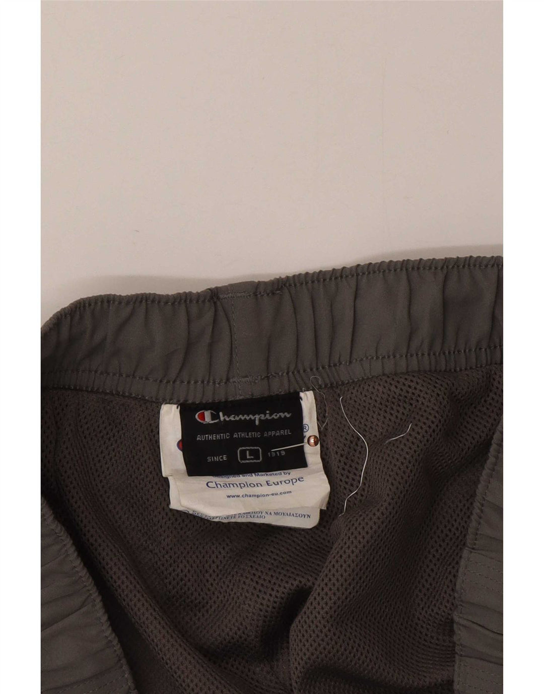 Champion Mens Tracksuit Trousers Joggers Large Grey Polyester