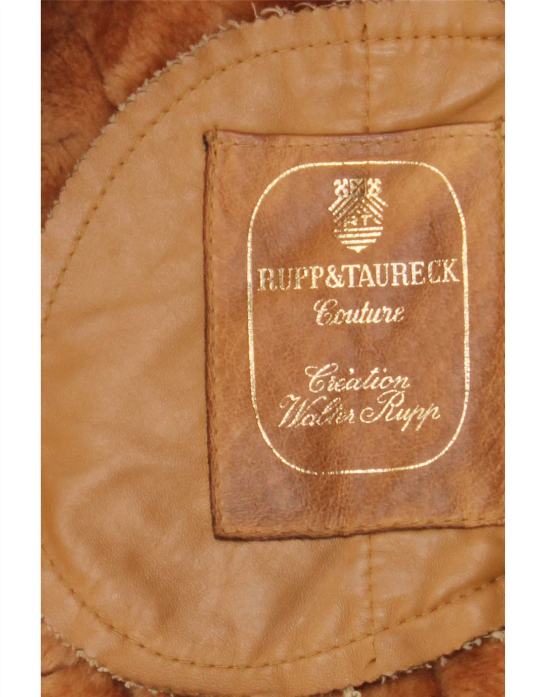 Rupp & Taureck Couture Womens Shearling Jacket UK 14 Medium Brown
