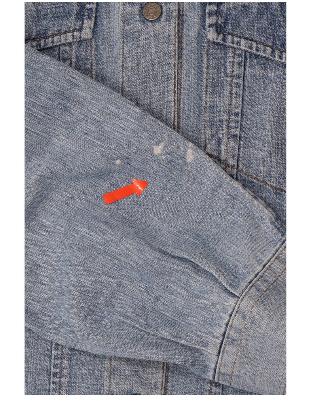 CASUCCI Womens Denim Shirt UK 18 XL Blue Cotton