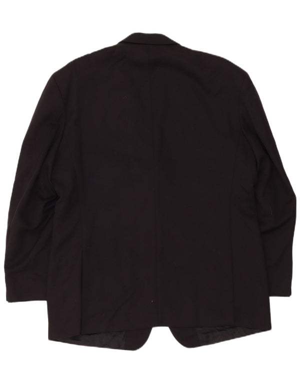 Marks & Spencer Mens St. Michael 2 Button Blazer Jacket UK 44 XL Black