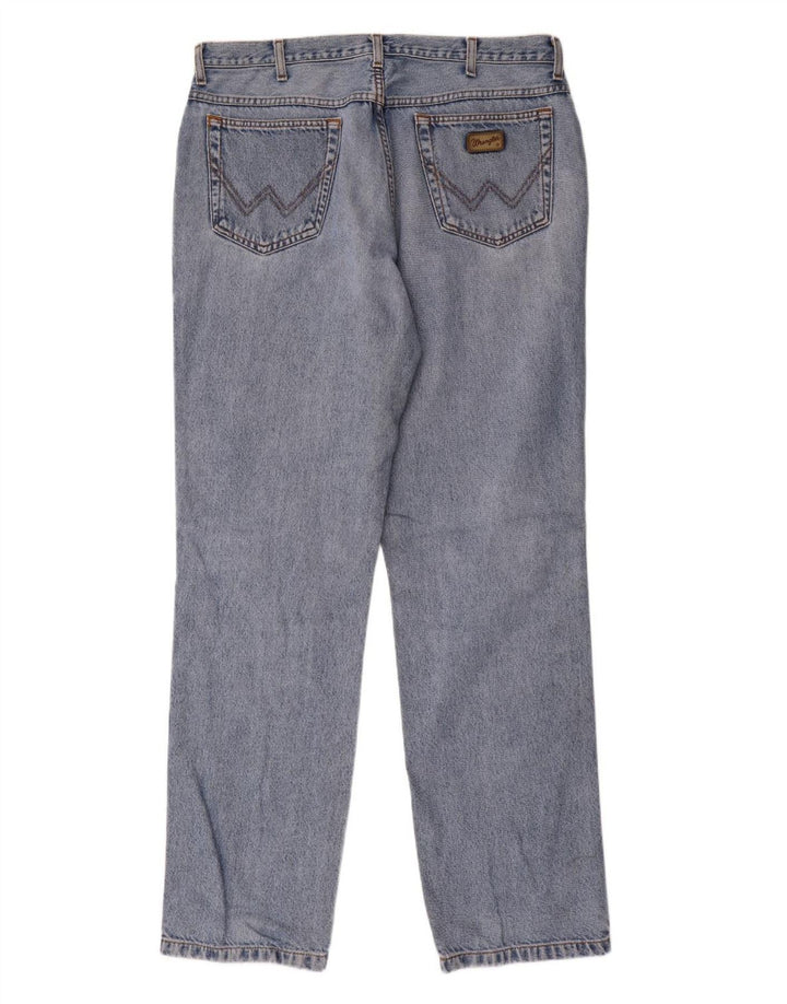 WRANGLER Mens Straight Jeans W36 L34 Blue