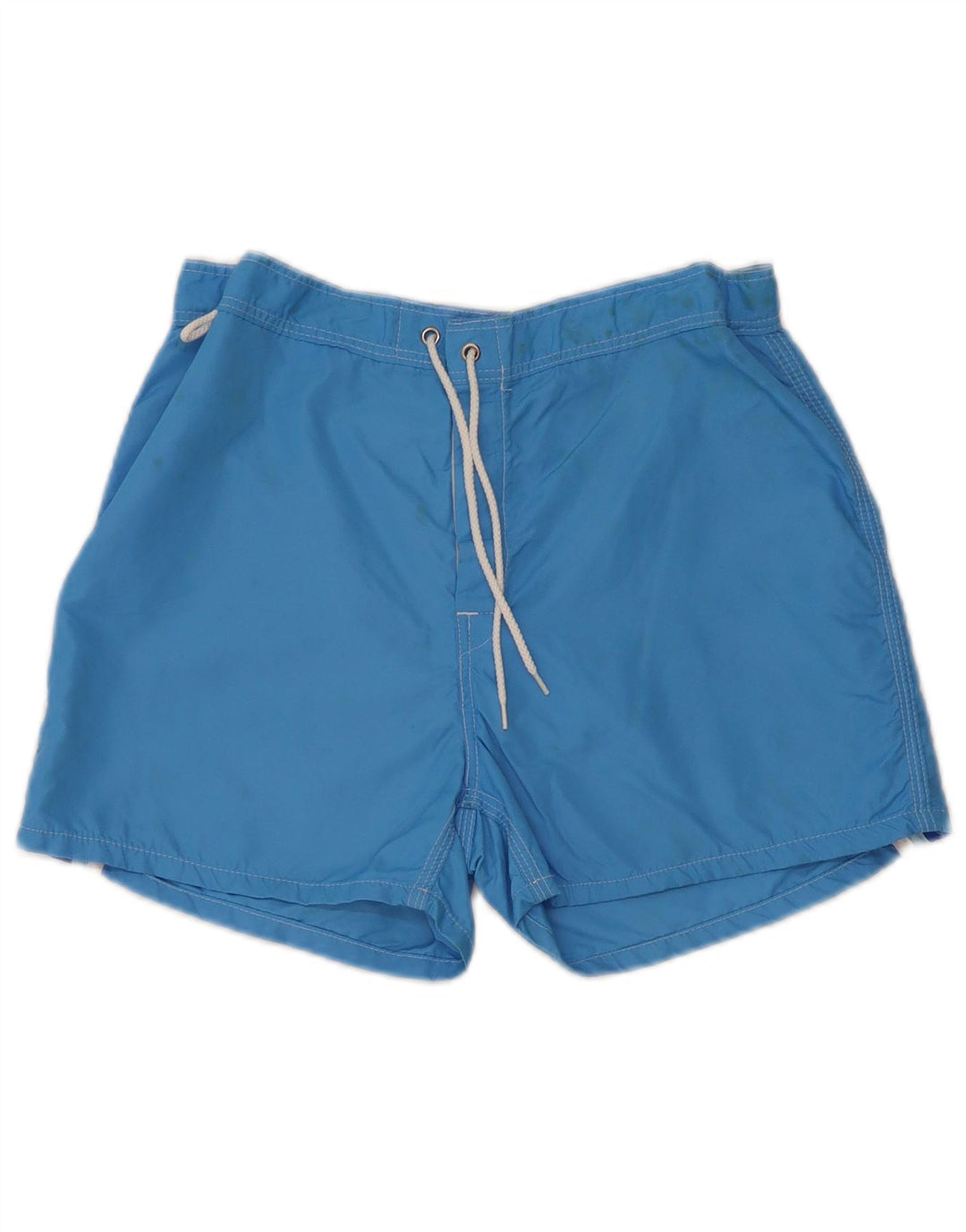 Sundek Mens Swimming Shorts Medium  Blue Striped Nylon
