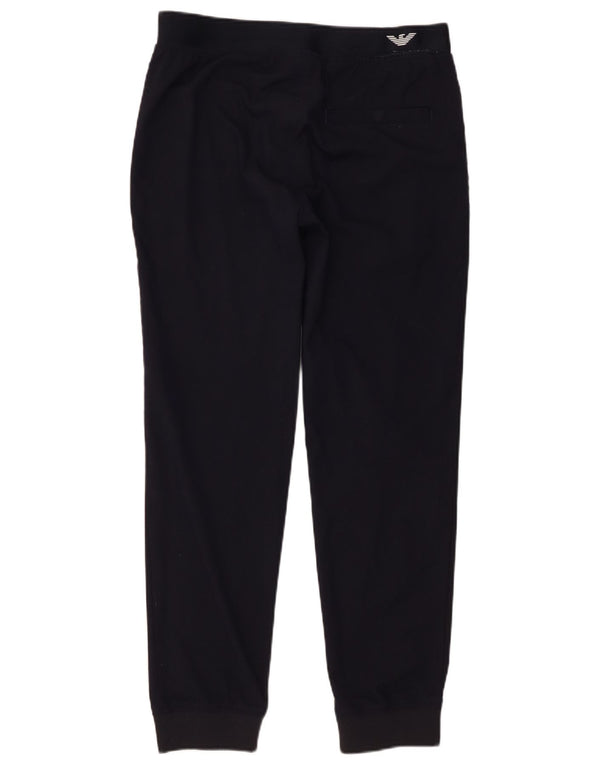 Emporio Armani Mens Joggers Chino Trousers EU 48 Medium W38 L28 Navy Blue