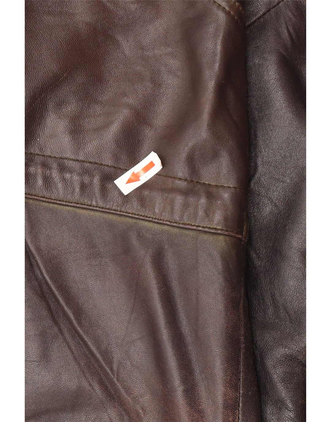 Vintage Mens Leather Jacket UK 44 2XL Black Leather