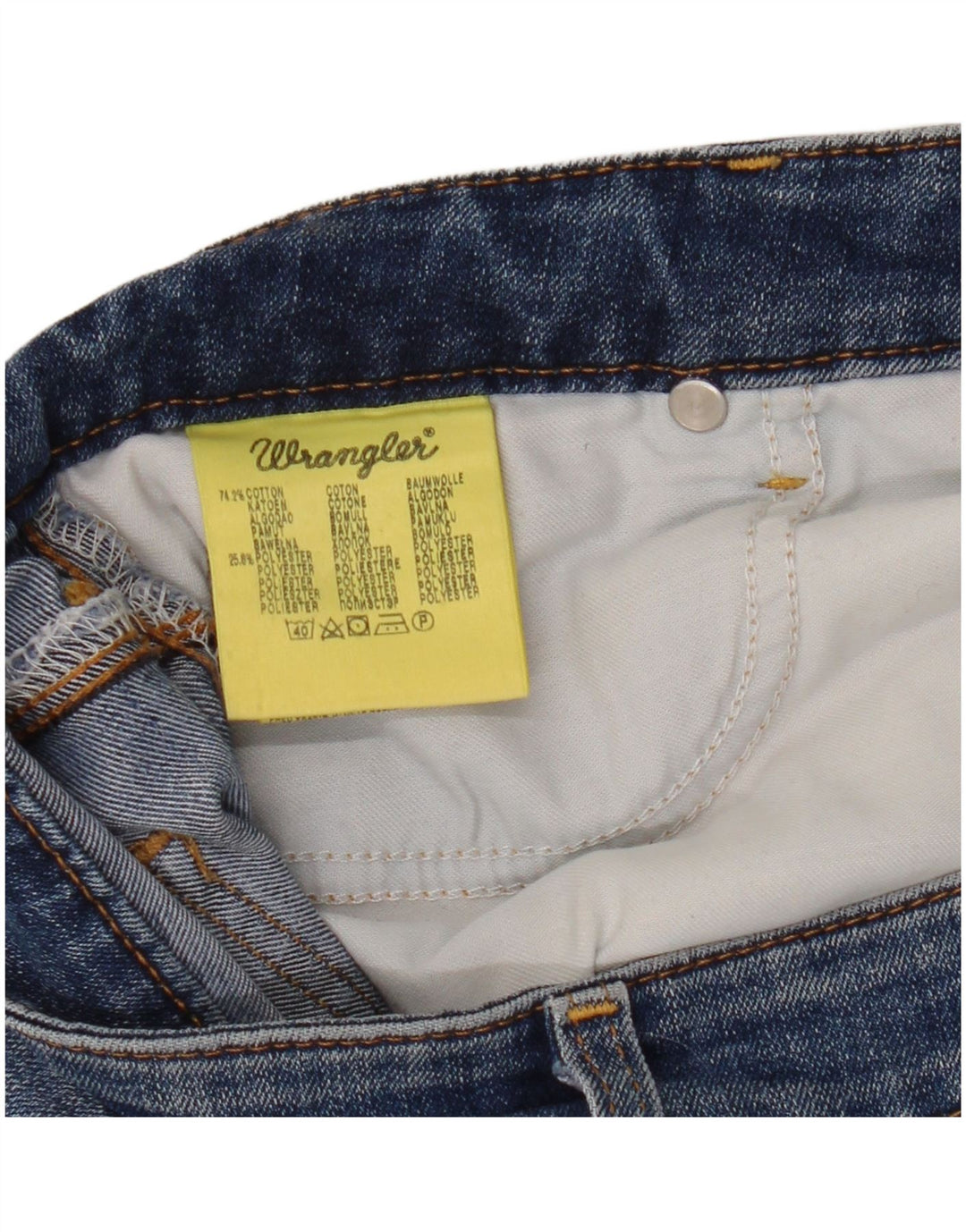 WRANGLER Womens TIna Bootcut Jeans W30 L30  Blue Cotton