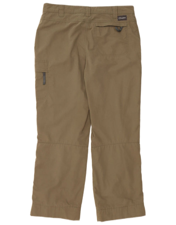 Berghaus Womens Straight Cargo Trousers UK 12 Medium W31 L28 Khaki
