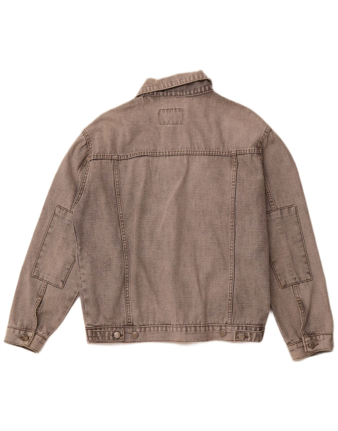 VINTAGE Mens Denim Jacket UK 40 Large Grey