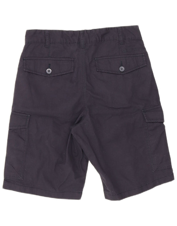 Mountain Warehouse Mens Cargo Shorts W28 Small Navy Blue Cotton