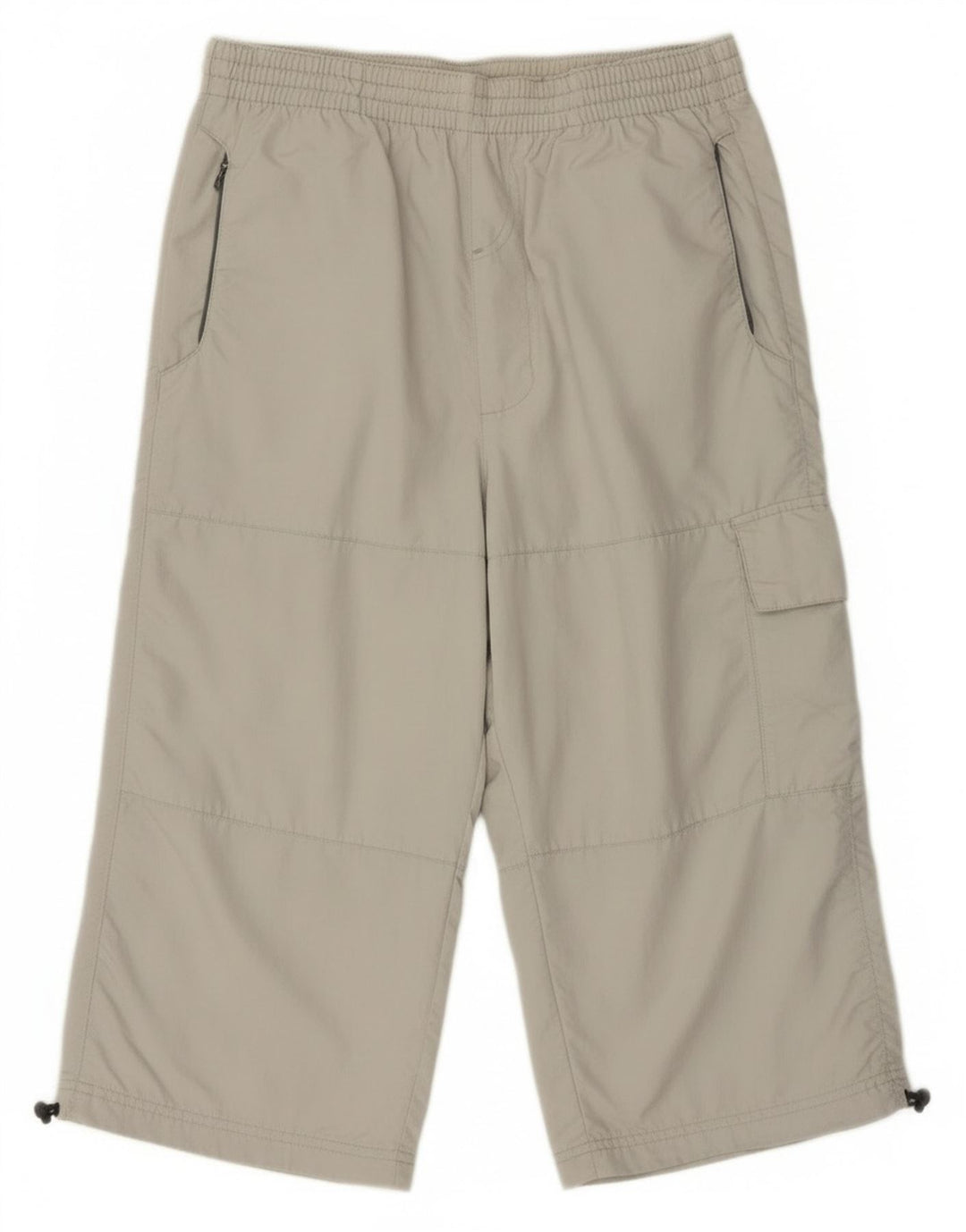 Diadora Mens Bermuda Sport Shorts Large Off White Polyamide