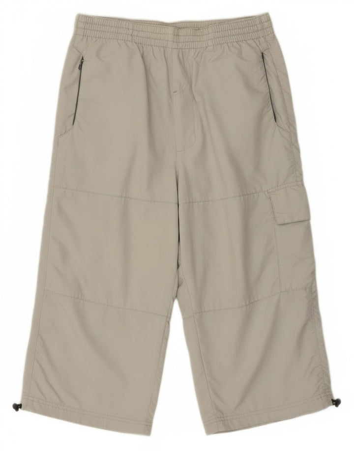 Diadora Mens Bermuda Sport Shorts Large Off White Polyamide