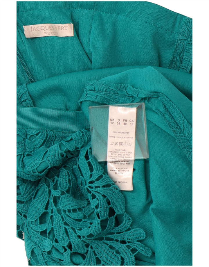 JACQUES VERT Womens Petite Straight Skirt UK 12 Medium W30  Turquoise
