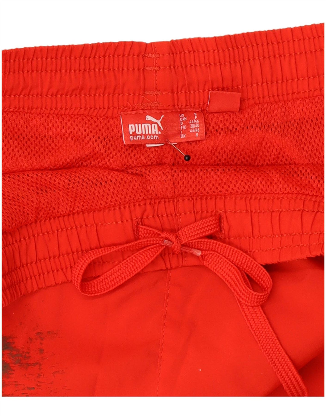 Puma Mens Graphic Sport Shorts Small  Red
