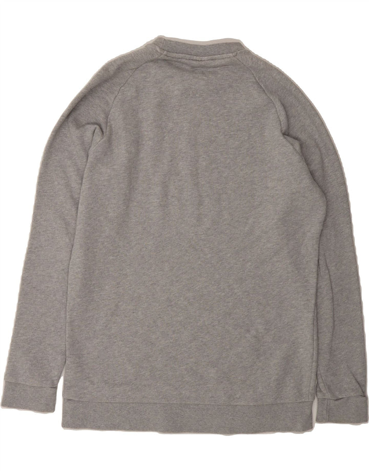 ADIDAS Mens Graphic Sweatshirt Jumper Medium Grey Cotton Vintage Adidas and Second-Hand Adidas from Messina Hembry 