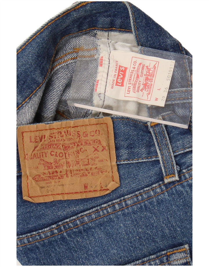 Levi's Womens 501 Denim Shorts W29 Medium  Blue Cotton