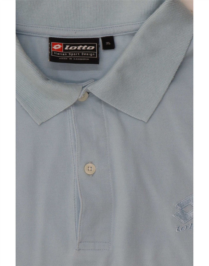 Lotto Mens Polo Shirt XL Blue