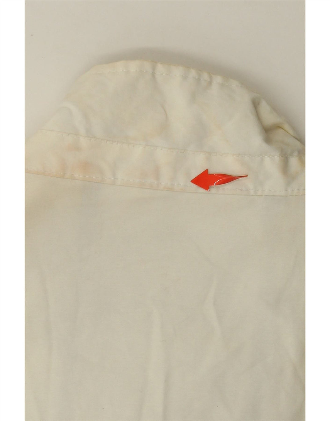 REFRIGUE Mens Bomber Jacket UK 44 2XL Off White Cotton