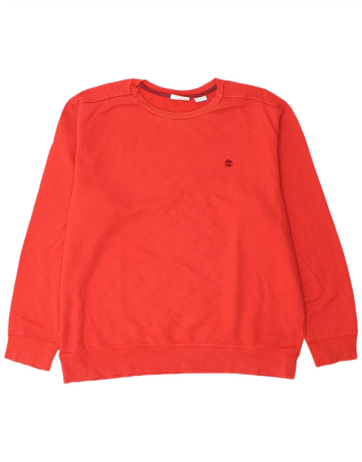 Timberland Mens Sweatshirt Jumper 3XL Red Cotton
