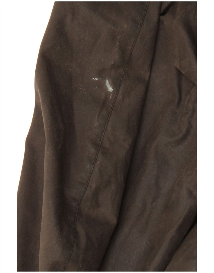 BARBOUR Mens Waxed Cotton Jacket Size 38 Small Brown Cotton