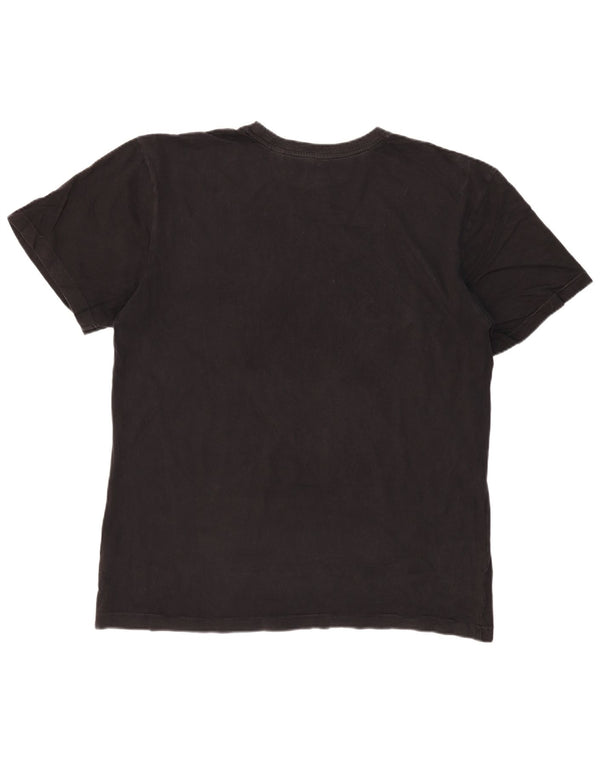 ADIDAS Mens Los Angeles Lakers Graphic T-Shirt Top 2XL Black Cotton