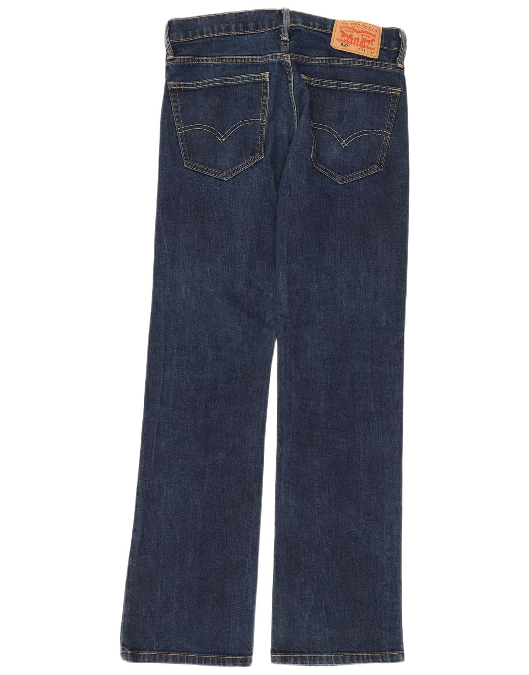 Levi's Mens 527 Bootcut Jeans  W31 L32 Navy Blue Cotton