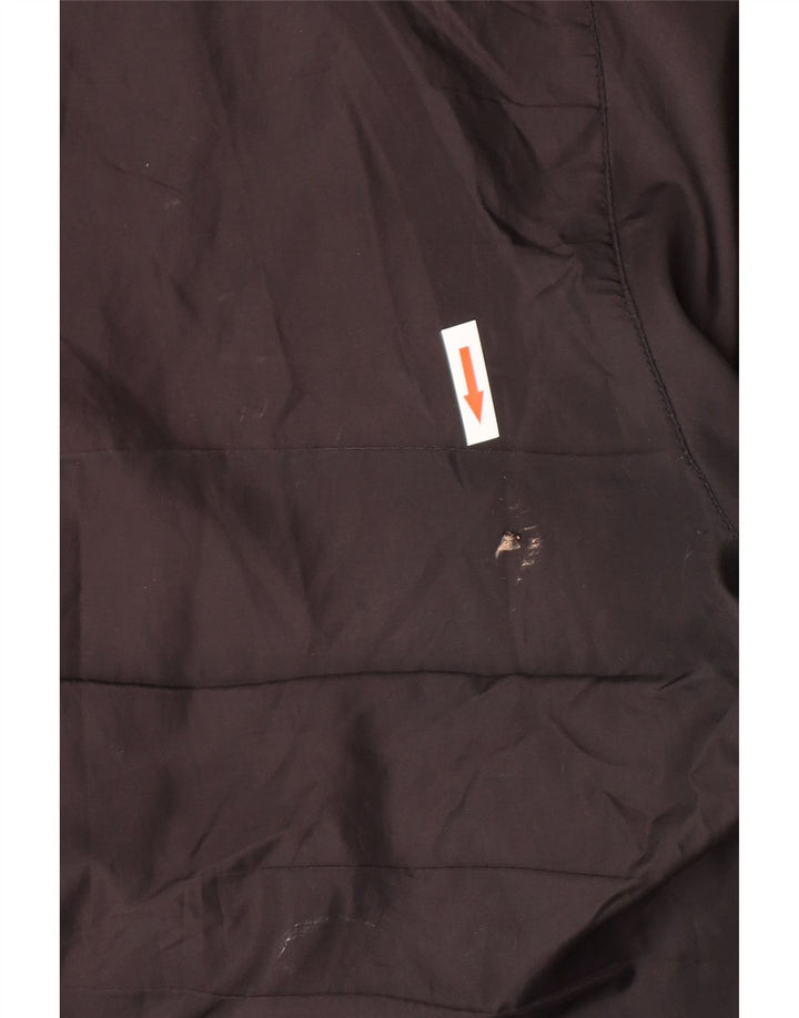 Billabong Mens Hooded Bomber Jacket UK 40 Large Black Polyester