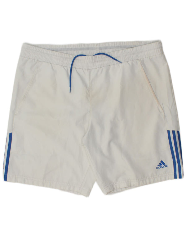 Adidas Mens Sport Shorts Large  White Polyester