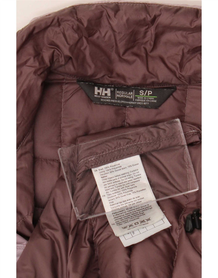 Helly Hansen Womens Padded Jacket UK 10 Small Purple Polyamide