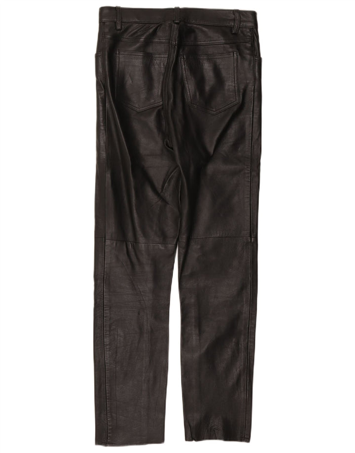 Vintage Womens Straight Trousers W30 L30 Black