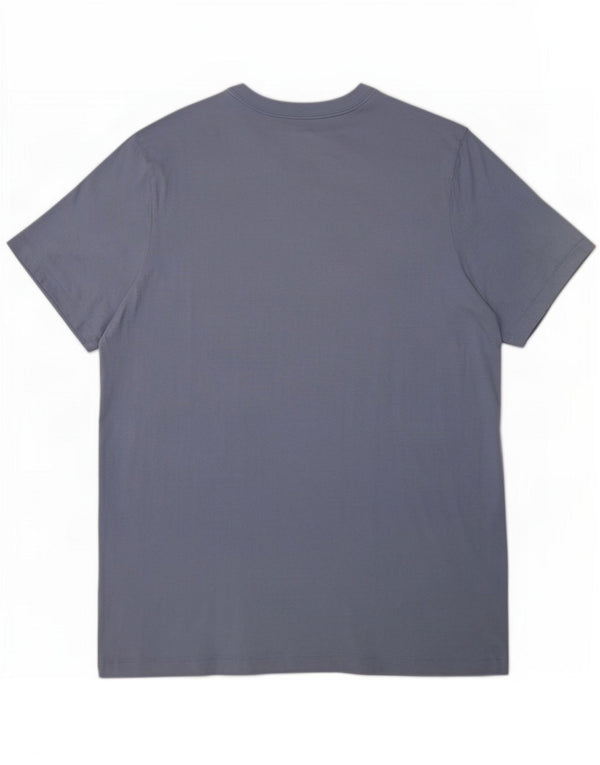 Nike Mens Graphic T-Shirt Top Large Blue Cotton