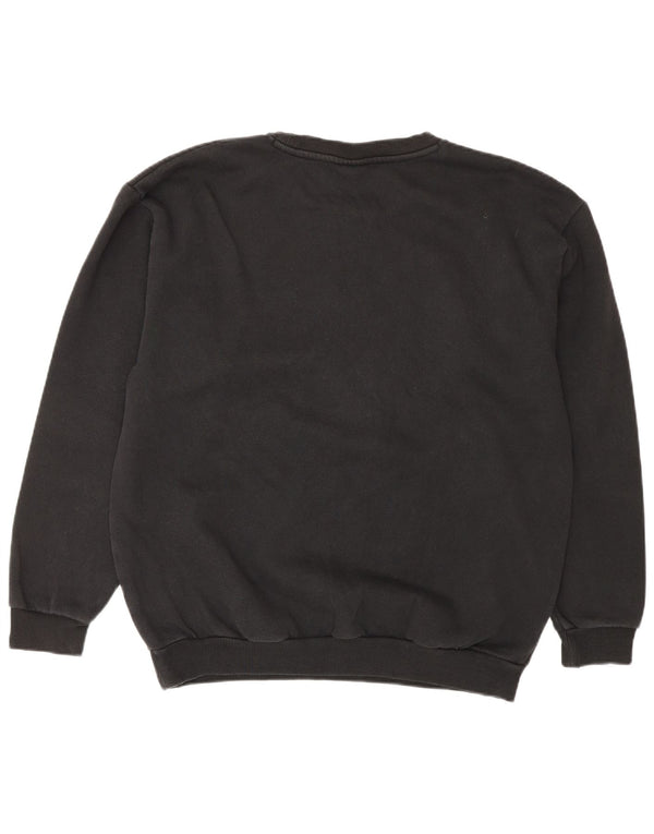 PUMA Womens Loose Fit Graphic Sweatshirt Jumper UK 12 Medium  Black