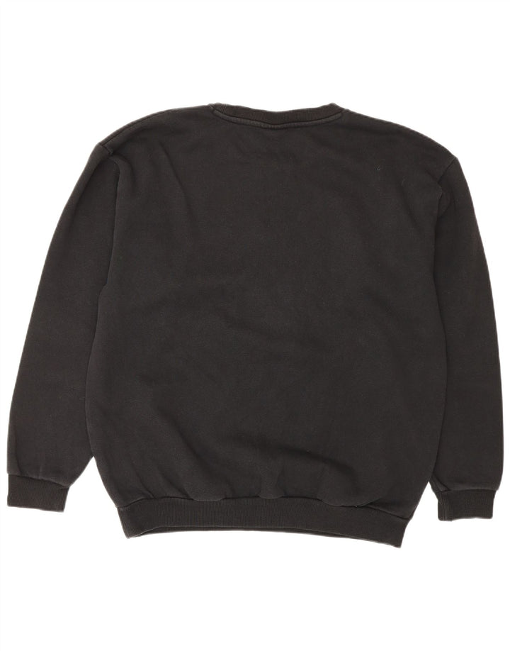 PUMA Womens Loose Fit Graphic Sweatshirt Jumper UK 12 Medium  Black