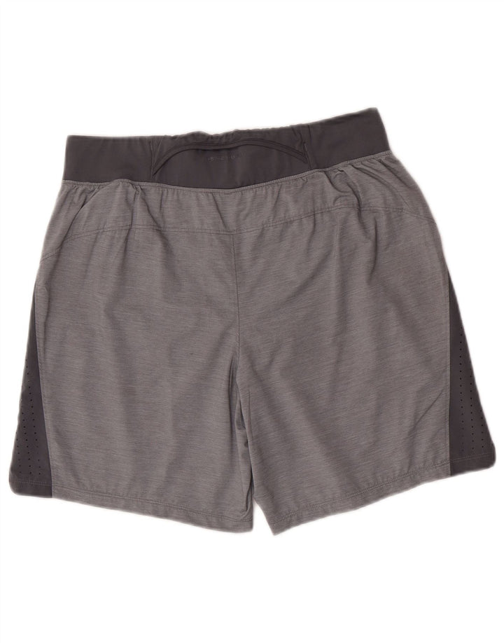 Under Armour Mens Sport Shorts Large Grey Colourblock Polyester