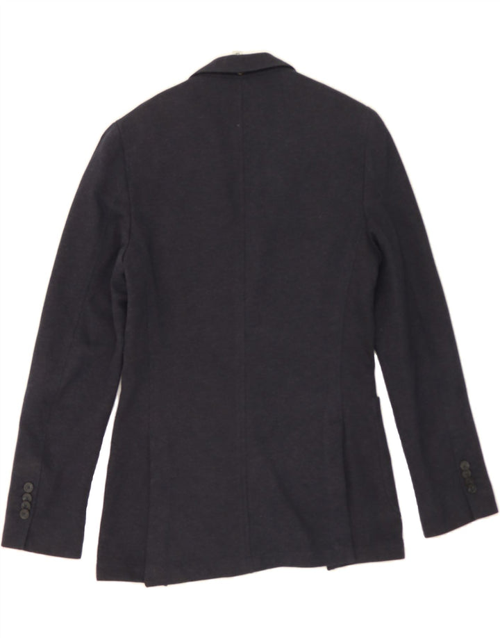 MASSIMO DUTTI Mens 2 Button Blazer Jacket EU 46 Small Navy Blue Vintage Massimo Dutti and Second-Hand Massimo Dutti from Messina Hembry 