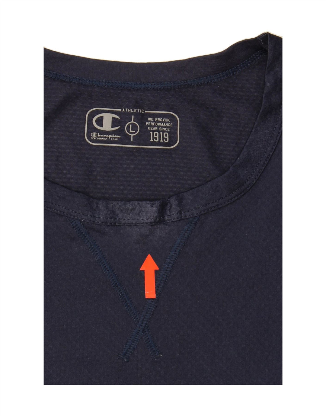 CHAMPION Mens T-Shirt Top Large Navy Blue Vintage Champion and Second-Hand Champion from Messina Hembry 