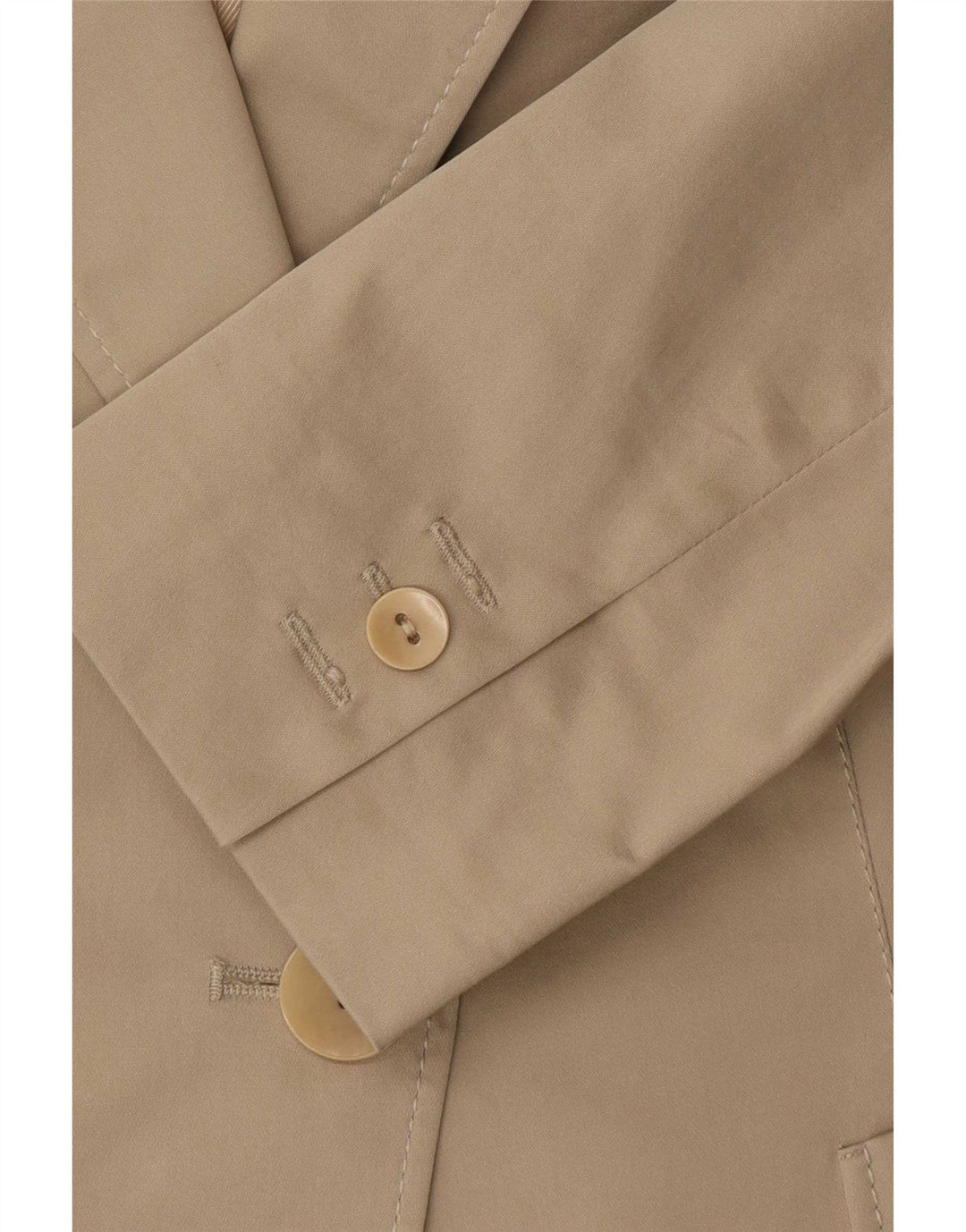 Max Mara Womens 1 Button Blazer Jacket UK 12 Medium Beige Cotton