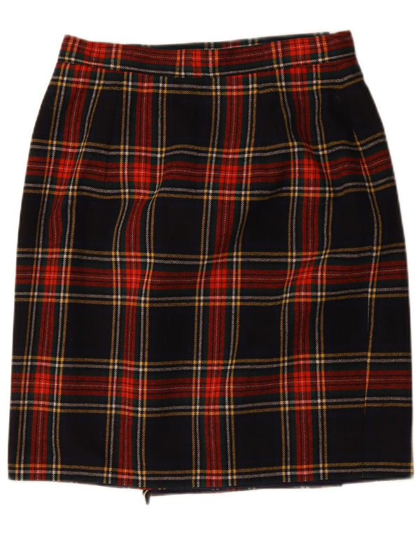 Vintage Womens Wrap Skirt W30 Medium Multicoloured Plaid
