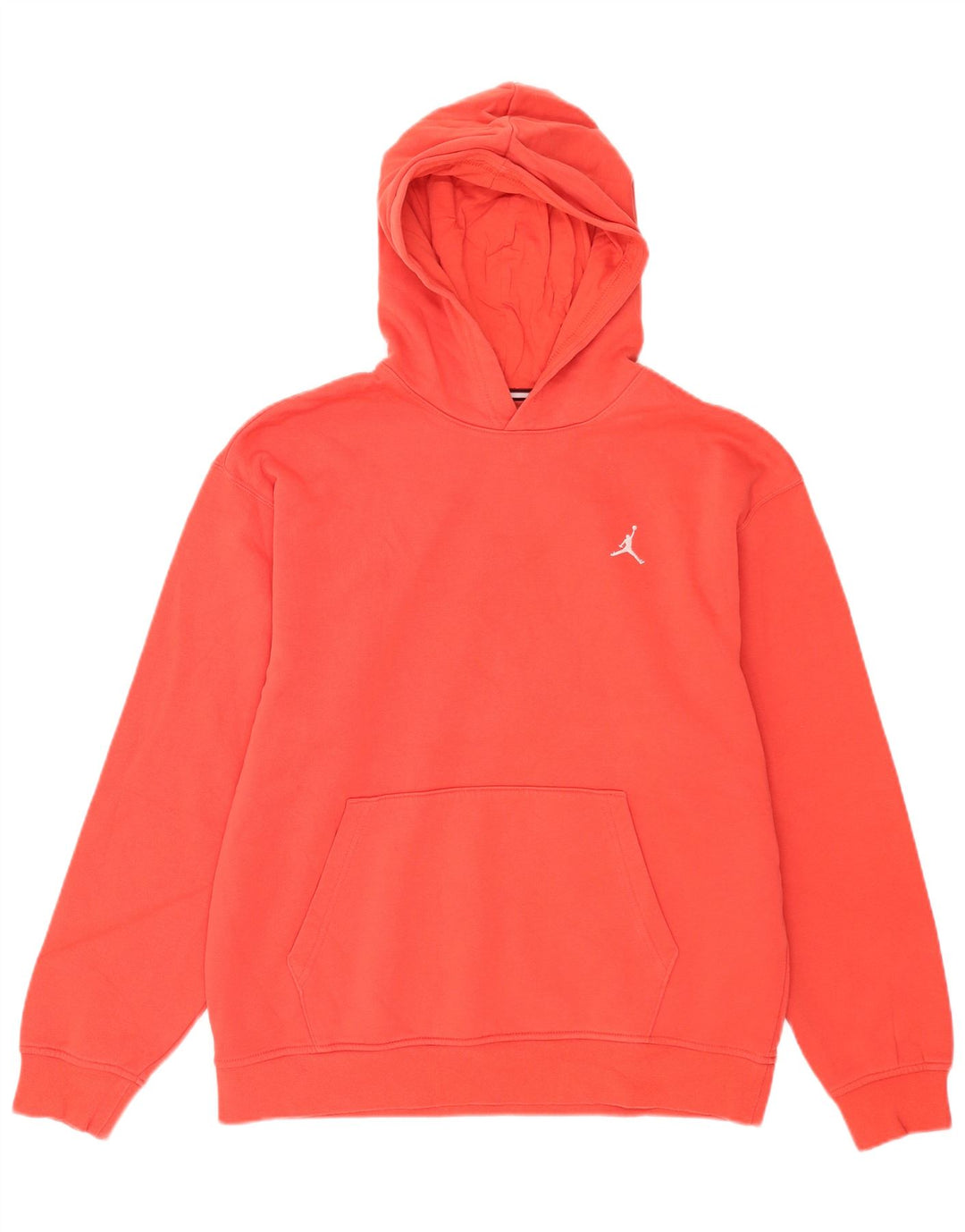 Jordan Mens Hoodie Jumper Large Red Cotton