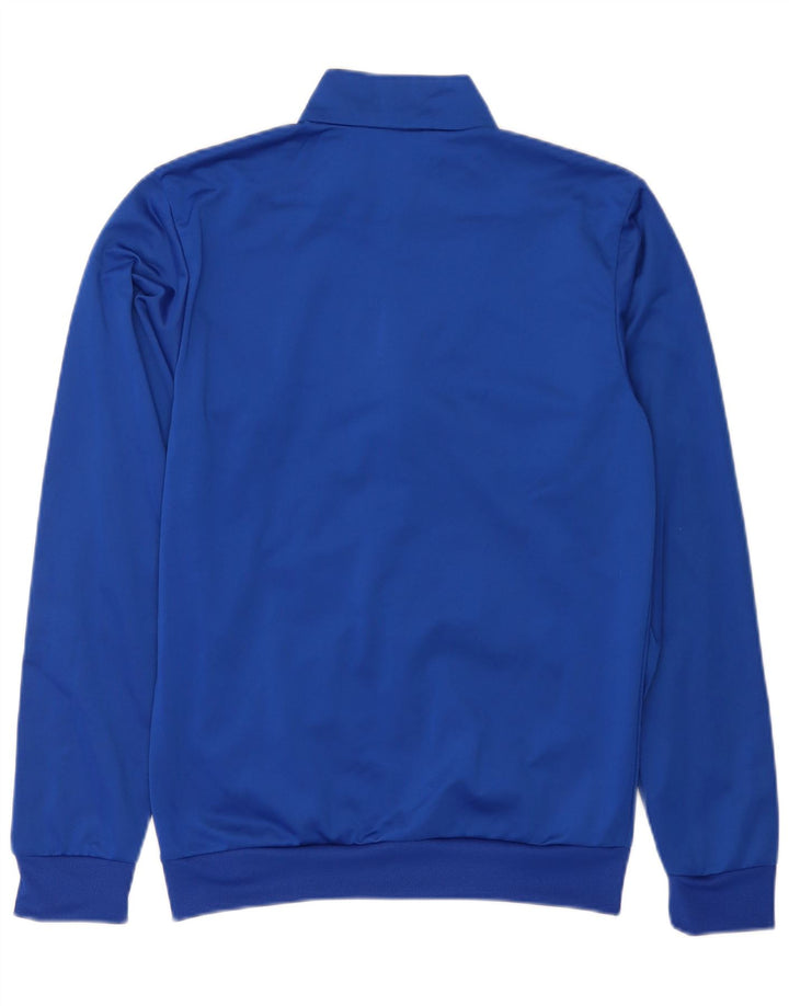 ADIDAS Mens Tracksuit Top Jacket Small Blue Polyester