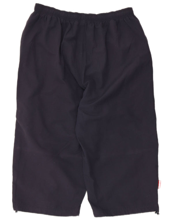 Reebok Mens Bermuda Sport Shorts Medium Navy Blue Polyester